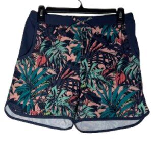 Columbia Girls Sandy Shores Board Shorts Tropical Toucan Print Large (14/16)